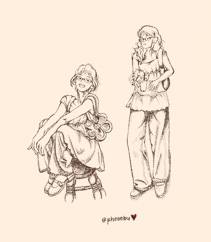 Outfit and Poses - Sketch