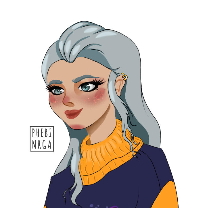 stylized portrait - D